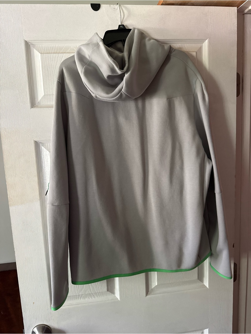 OG Nike Tech Light Gray and Black Zip-Up Jacket - Picture 2 of 3